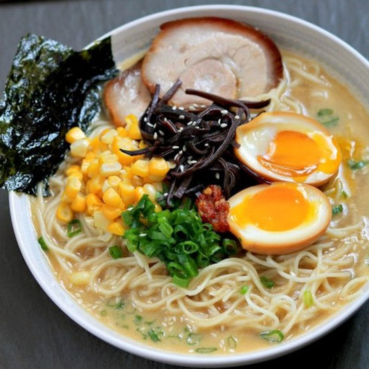 Japanese Ramen with Pork Belly and Egg